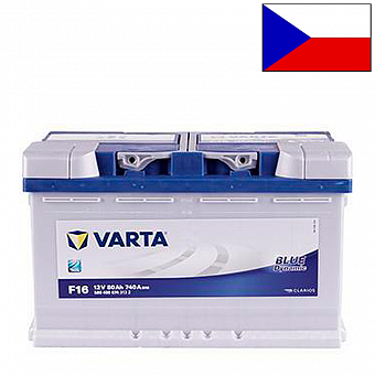   VARTA BLUE dynamic (BD) 6--80Ah R+ 740 EN 315175190 (580 400 074)